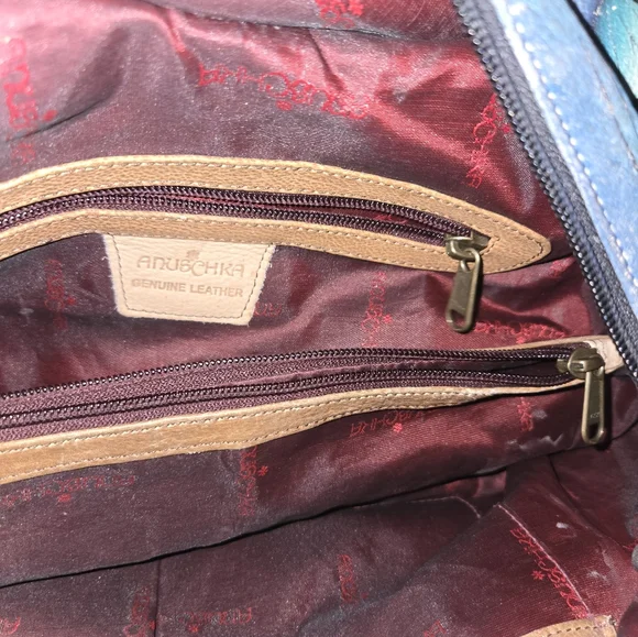 BEAUTIFUL  ALL LEATHER BUCKET KOI BAG Large - Picture 8 of 16